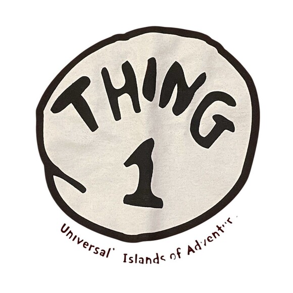 Dr Seuss Universal Studios Thing 1 Women’s M Red T Shirt Orlando Parks - Picture 4 of 4